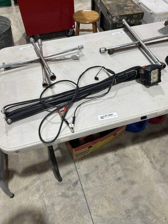 Adjustable work light and clamp