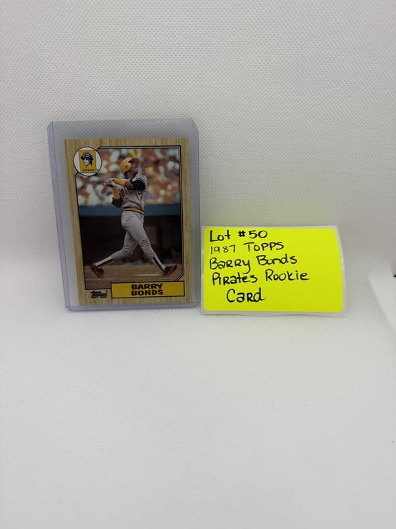 1987 TOPPS BARRY BONDS ROOKIE CARD
