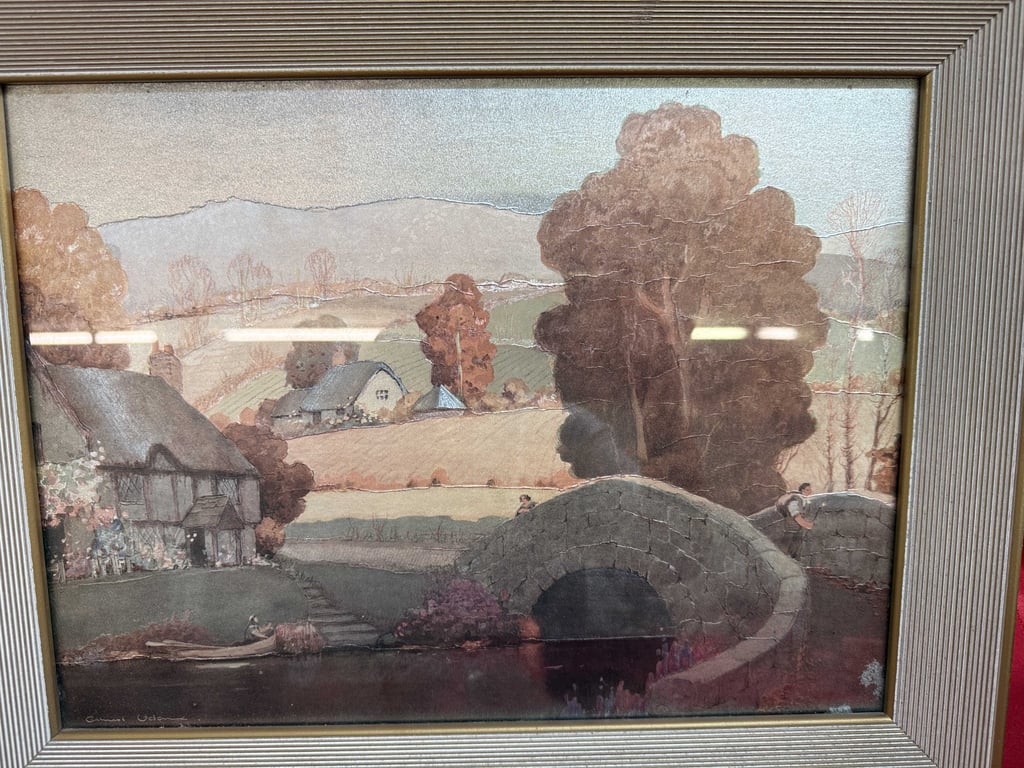 SET OF 3 ERNEST UDIN FOIL ART PRINTS - Image 4