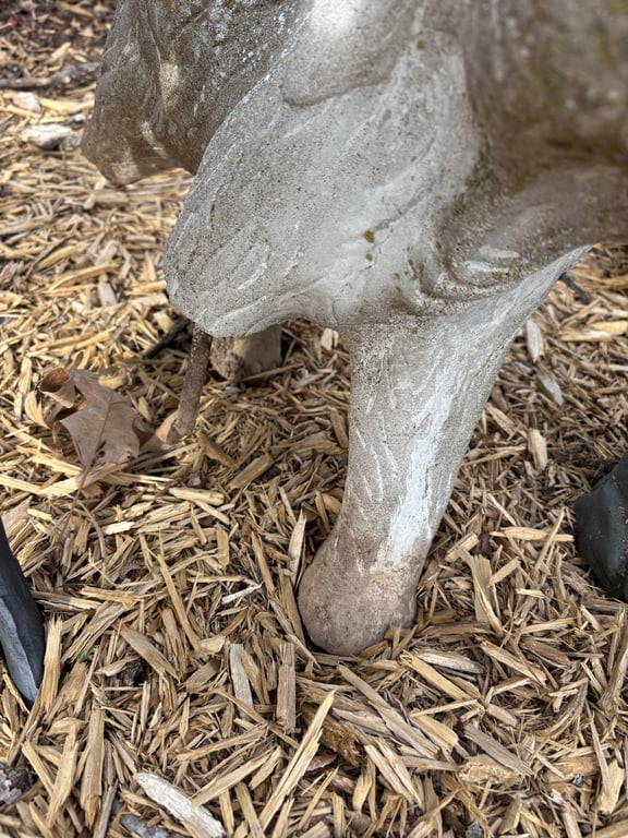 Concrete Elephants and Statue - Image 10