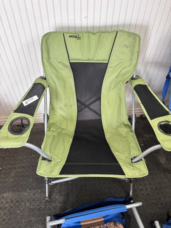 Two Lawn Chairs and Two Stadium Seats - Image 2