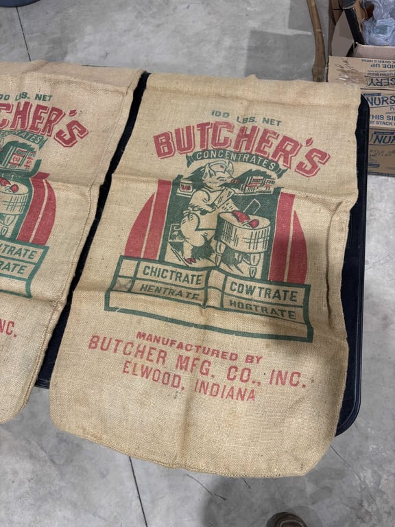 3 Burlap Sacks - Image 2