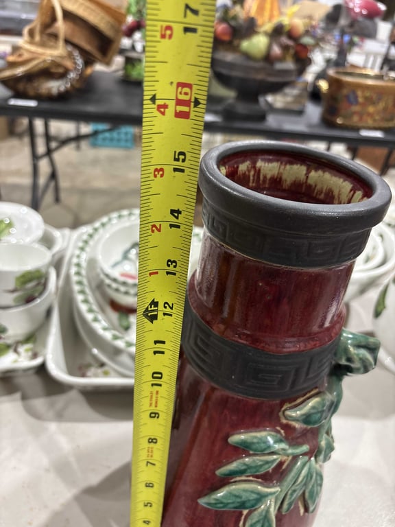 Oriental Accent Vase - Image 3