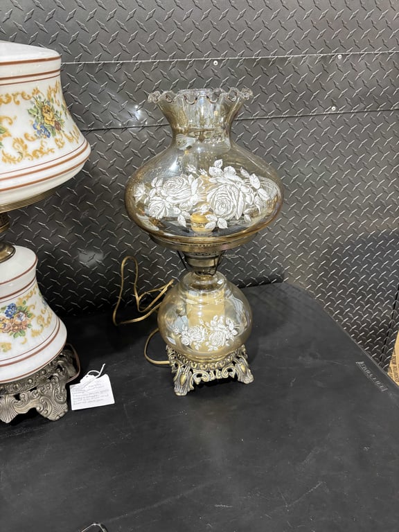 Vintage Hurricane Lamp