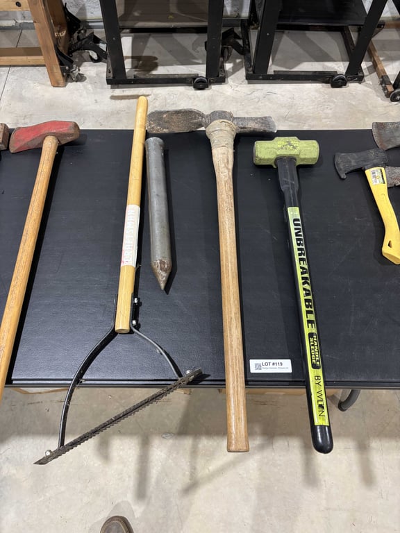 Sledge Hammer, Pickaxe etc