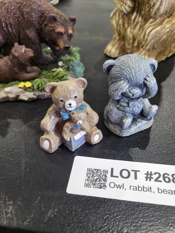 Owl, rabbit, bear decor - Image 4
