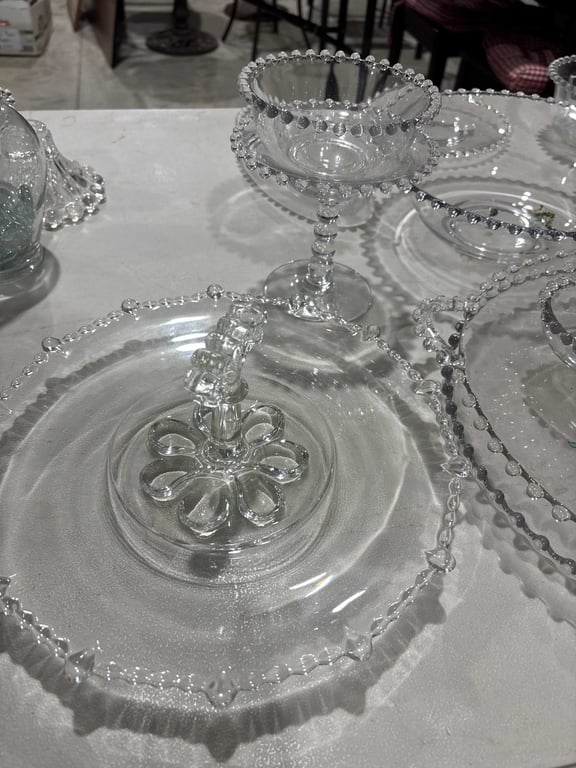 12 Piece Misc Hobnail Style Glass Set - Image 2