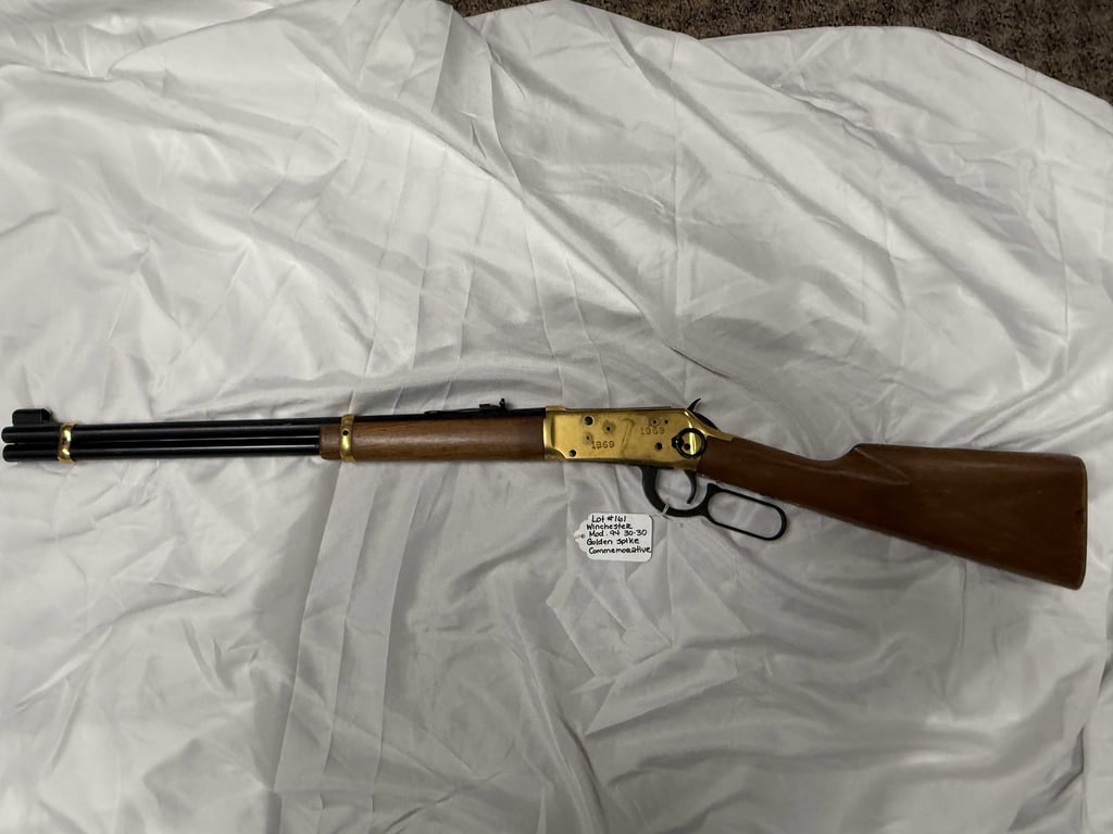WINCHESTER MOD 94 30-30 GOLDEN SPIKE COMMEMORATIVE