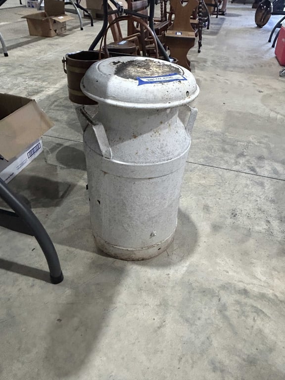 Vintage milk can