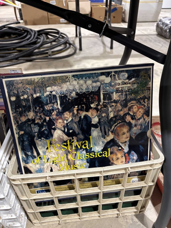 4 Totes of Records - Image 2