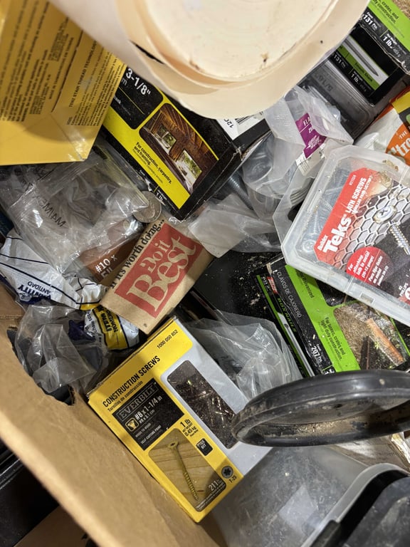 Box of Misc Screws and Nails - Image 2