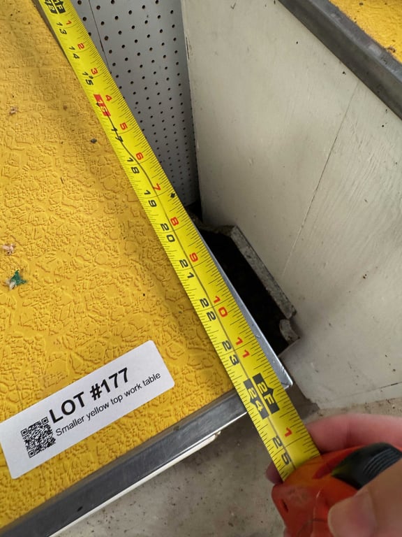 Smaller yellow top work table - Image 4
