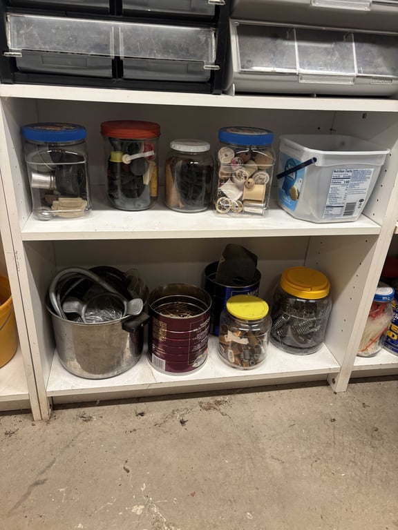Hardware contents of 2nd white shelves - Image 6