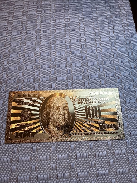 1999 $100.00 Gold Replica Note
