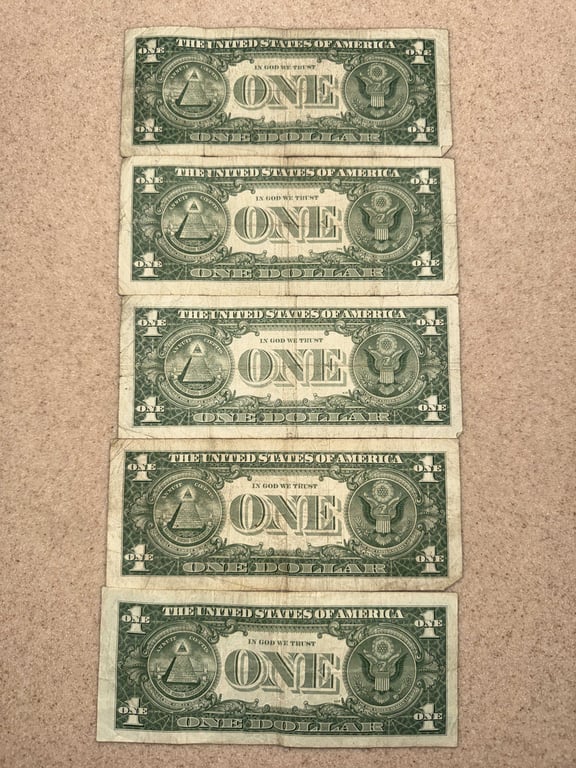 5 Silver Certificates - Image 2