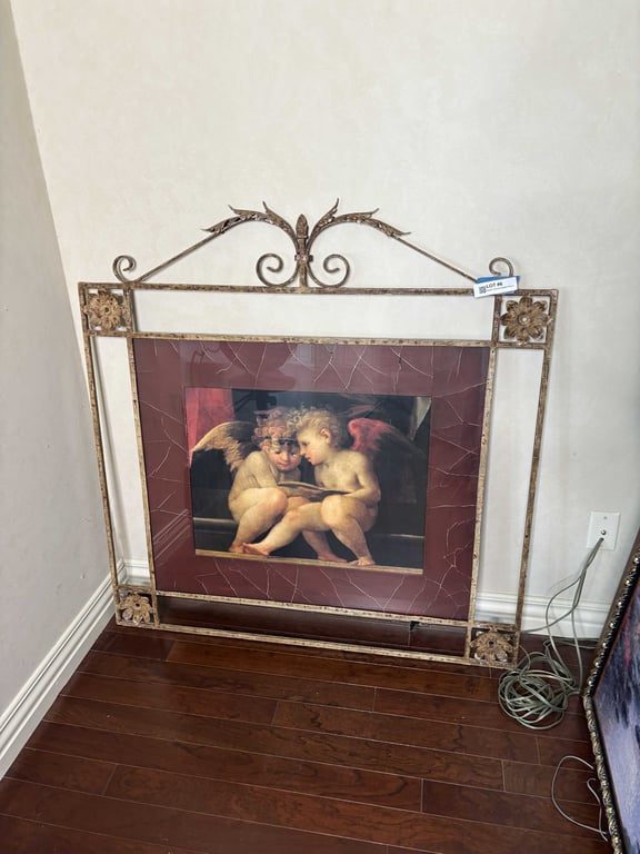 Metal Framed Angels Picture