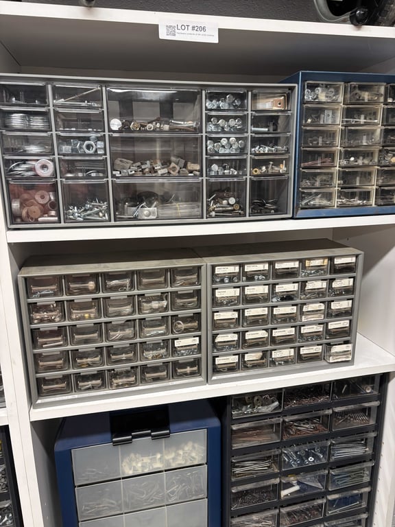 Hardware contents of 4th white shelves - Image 2