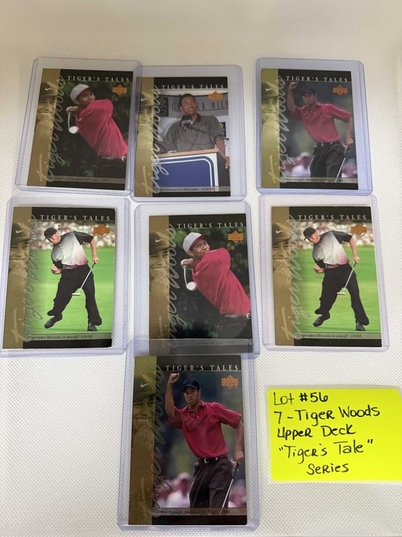 7 TIGER WOODS UPPER DECK "TIGER'S TALE"