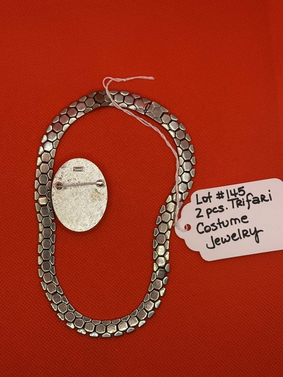 2 PCS. TRIFARI COSTUME JEWELRY - Image 3