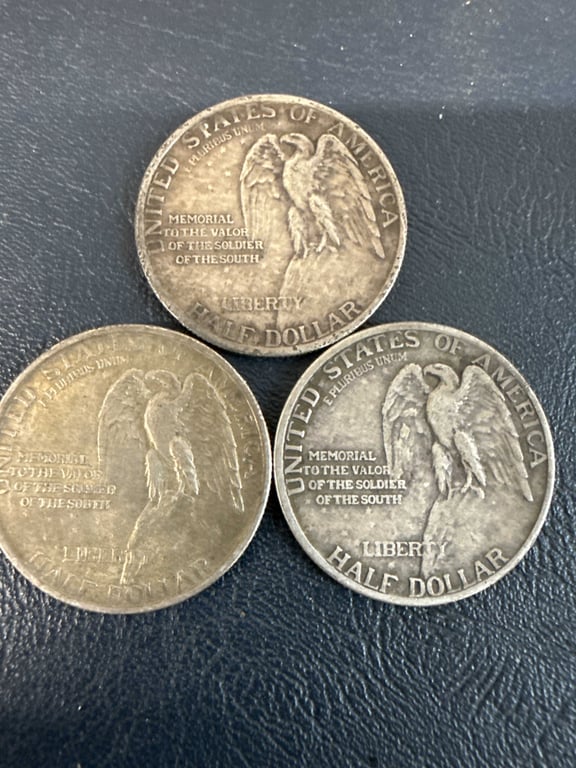 (3) 1925 Stone Mtn Comm Coins - Image 2