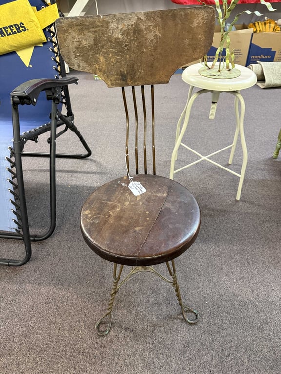 VICTORIAN ERA TELEPHONE OPERATOR STOOL - Image 2
