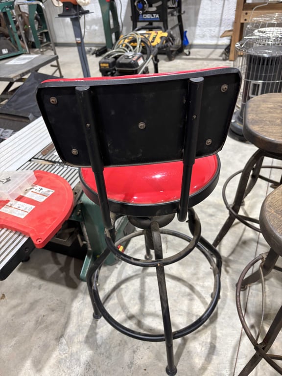 Red Bar Height Stool - Image 4