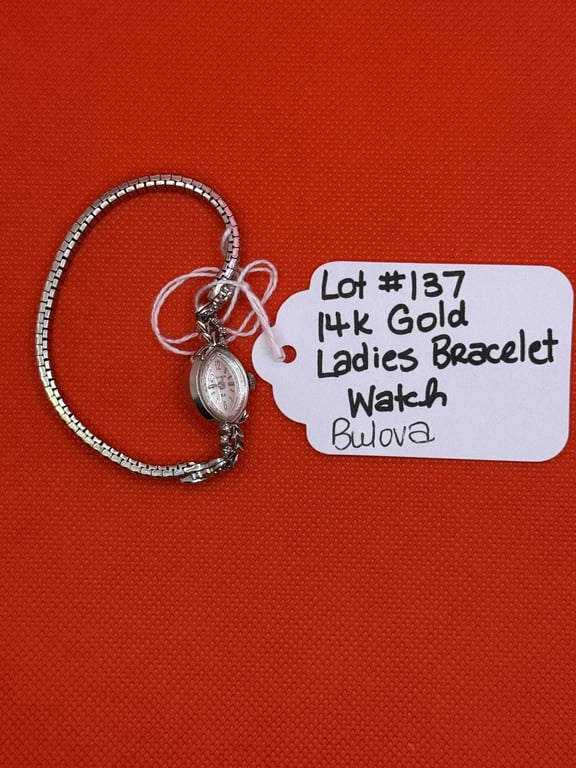 14 K GOLD LADIES BULOVA WATCH