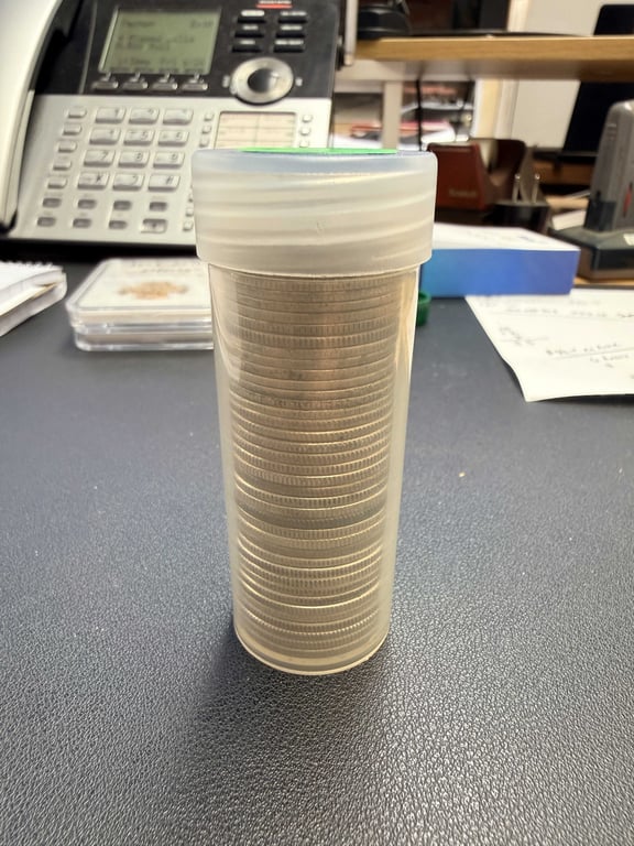 Various Dates Silver Quarters Roll
