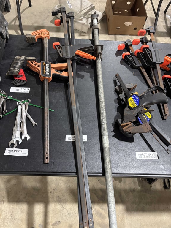 6 Misc Bar Clamps