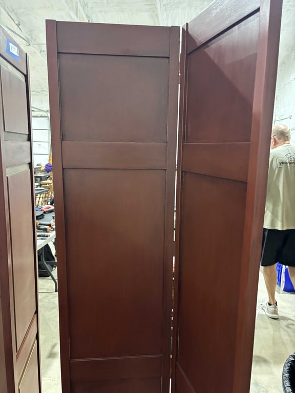 Pair of Matching Wooden Room Dividers - Image 4