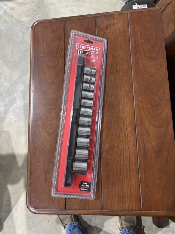 Craftsman 11 Piece 1/2" Dr 12 pt Standard Socket Set