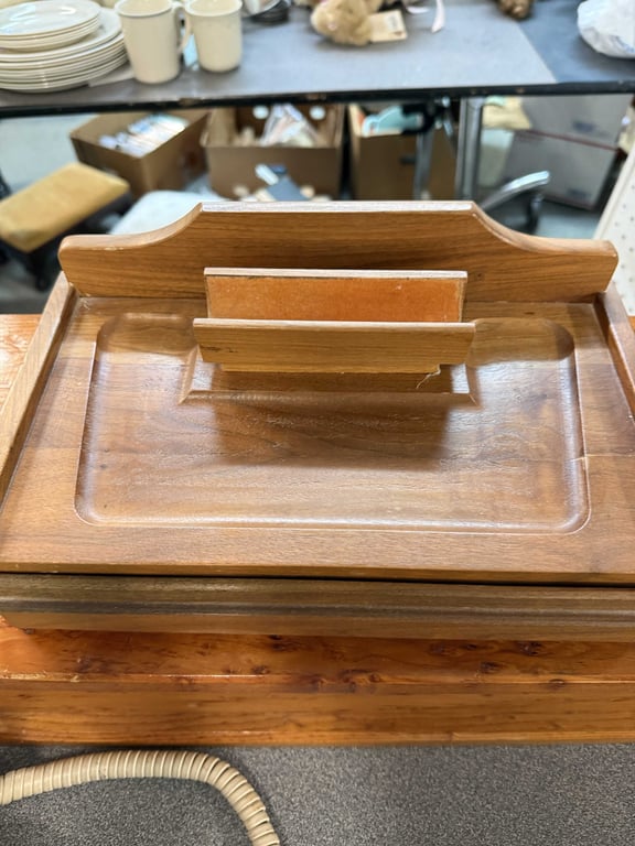 2 PC WOODEN DECORATIVE BOXES - Image 4