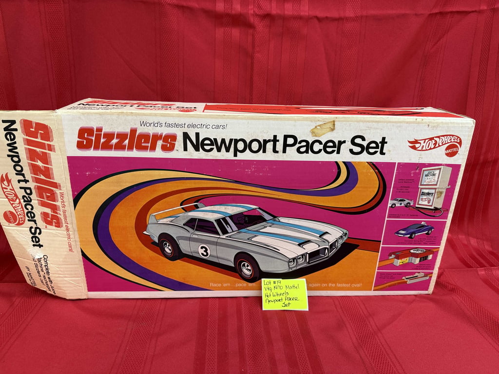 VTG 1970'S MATTEL HOT WHEELS SIZZLERS NEW PORT PACER SET