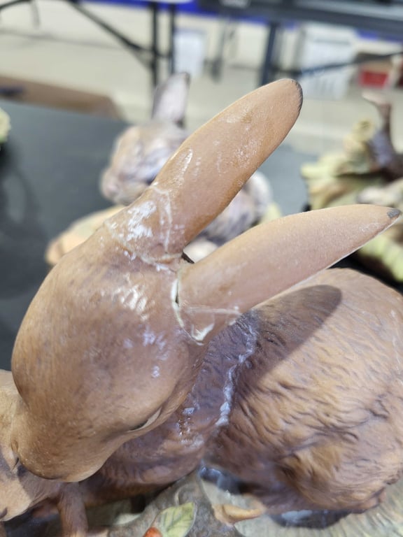 Porcelain rabbits-1 music box - Image 6