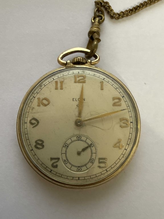 Elgin 10kt Gold Pocket Watch