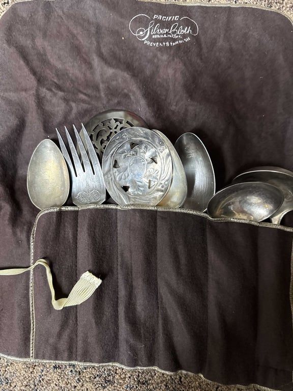 Set of Silver plate flatware - Image 4