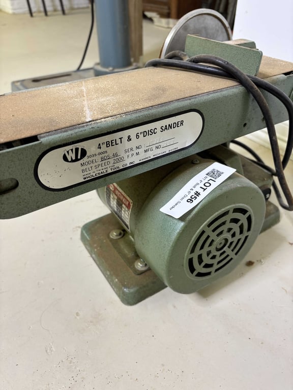WT 4" Belt & 6" Disc Sander - Image 3