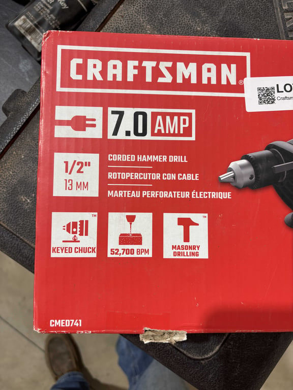 Craftsman Electric Hammer Drill - Image 2