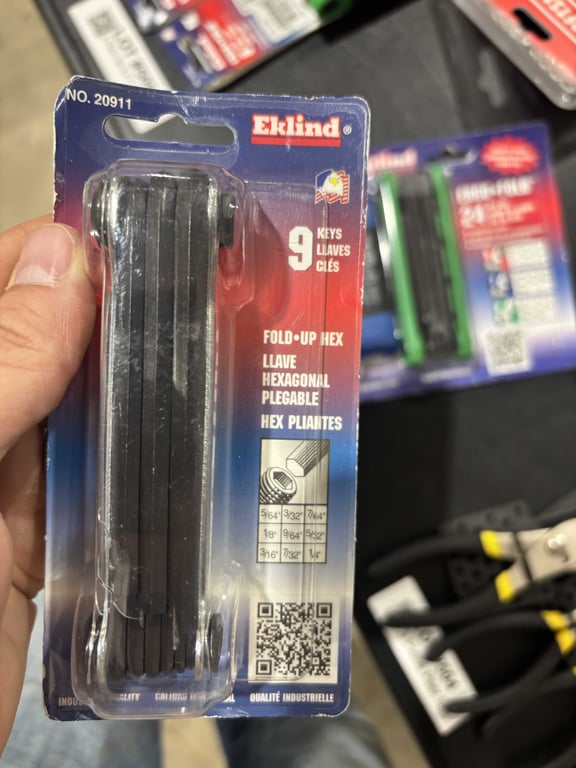 4 Fold Up Allen Wrench Sets - Image 3