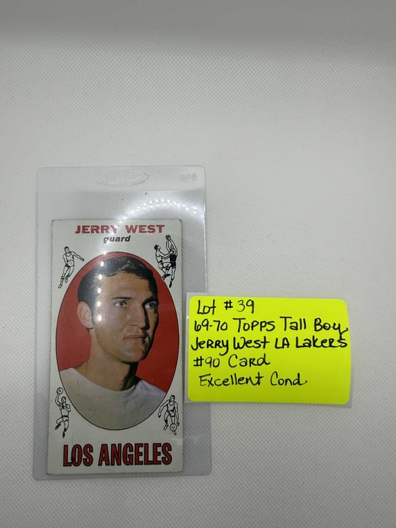 69-70 TOPPS TALL BOY JERRY WEST