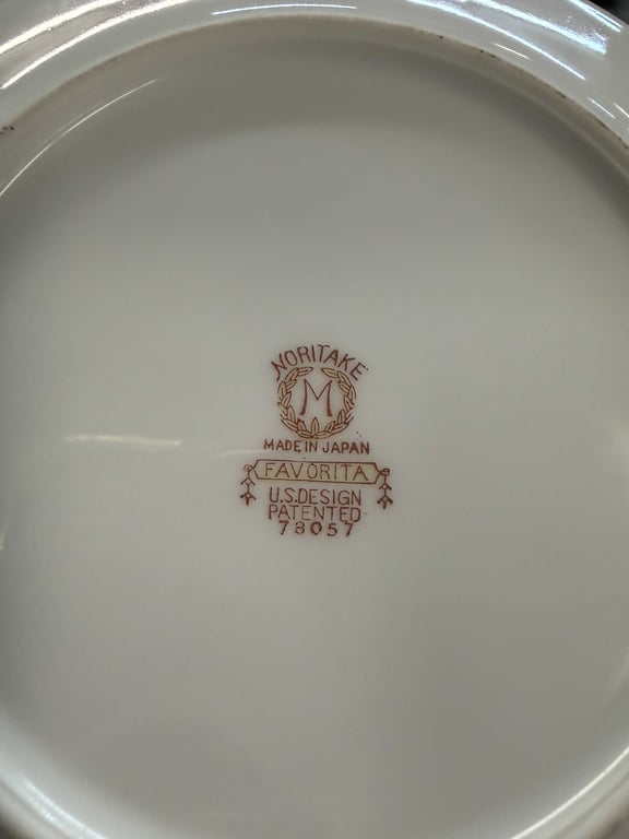 82 PCS NORITAKE FAVORITA - Image 2