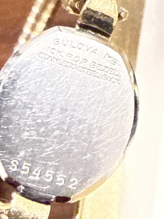 Bulova 10k bezel RGP - Image 2