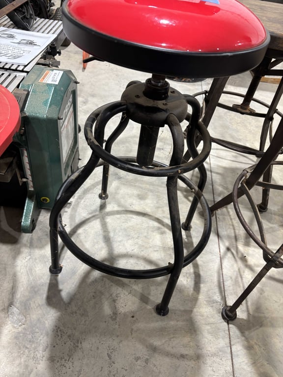 Red Bar Height Stool - Image 2