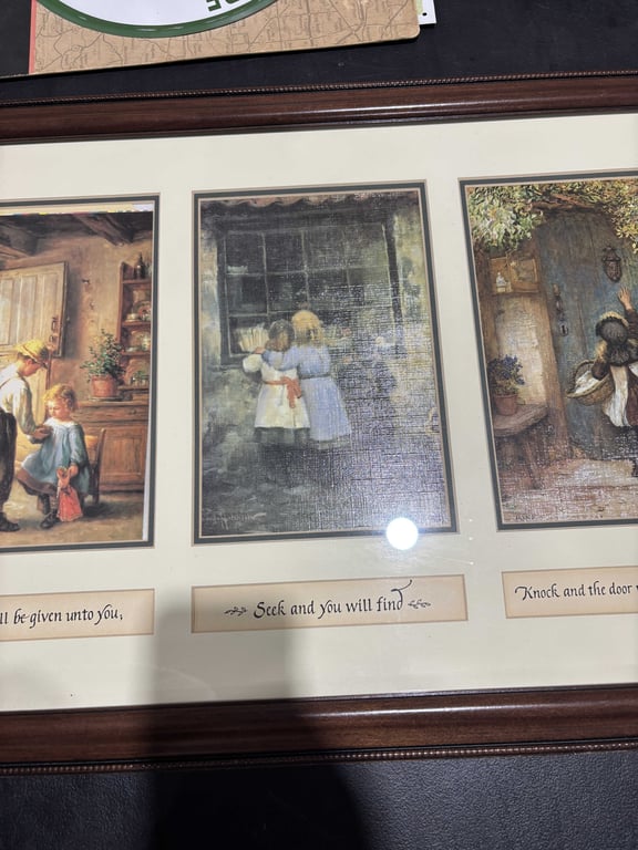 Ask, Seek, Knock Framed Picture - Image 3