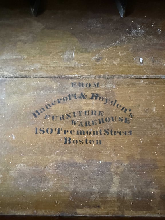 ANT. VICTORIAN WASHSTAND W/MARBLE TOP - Image 2