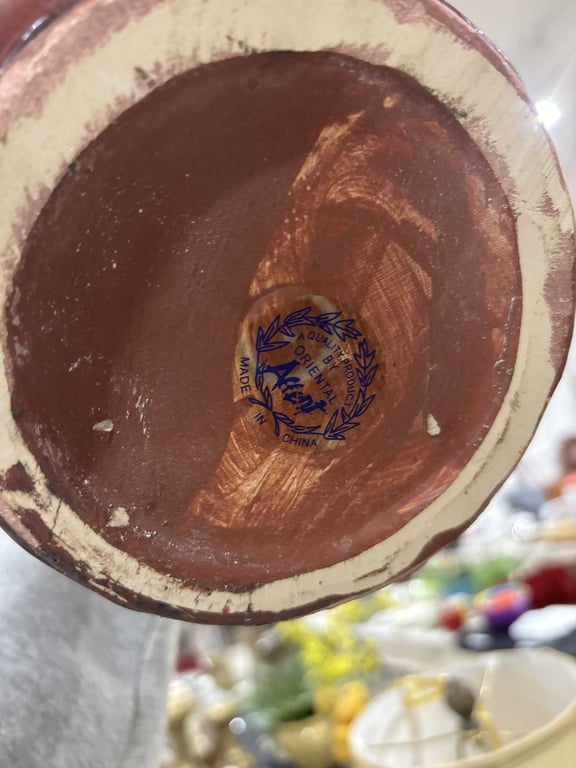 Oriental Accent Vase - Image 4