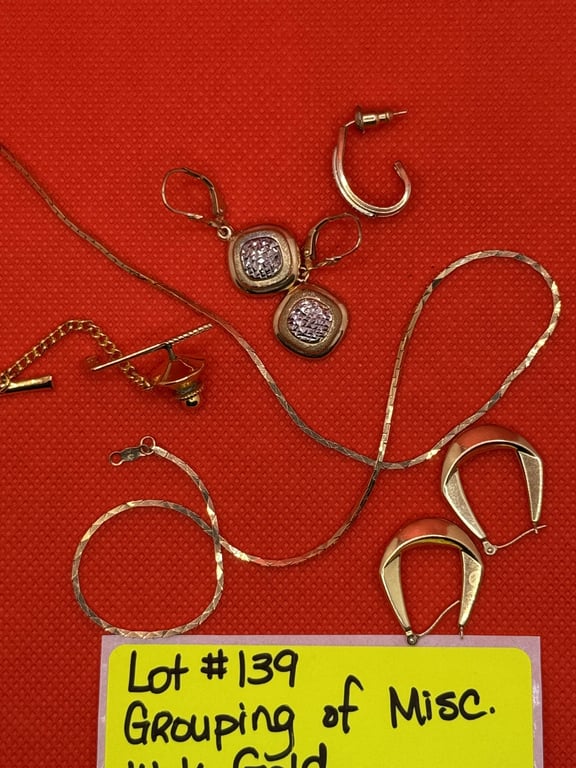 GROUPING OF MISC 14K GOLD 15.1 GR - Image 2
