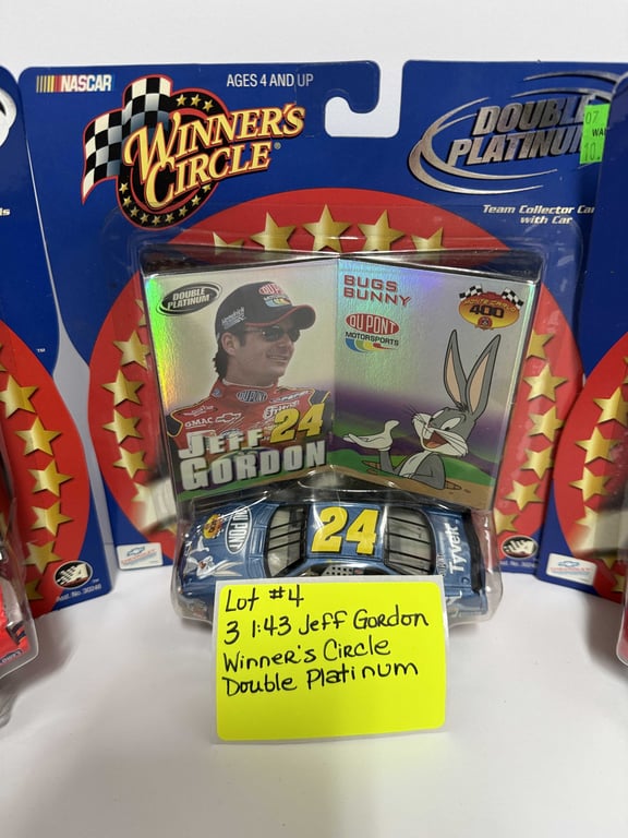 3 1:43 JEFF GORDON WINNERS CIRCLE DOUBLE PLATINUM - Image 3