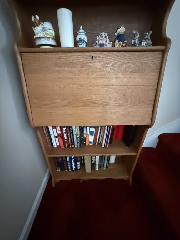 MCM OAK SECRETARY W/CONTENTS - Image 2