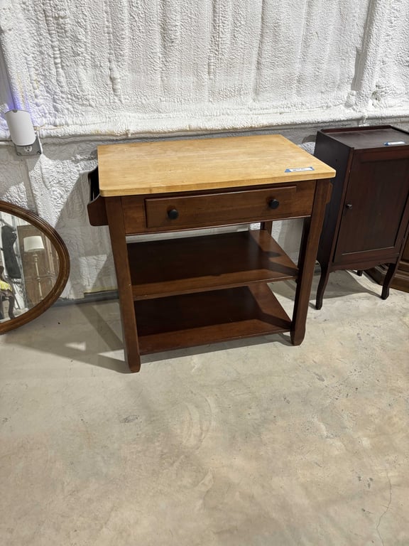 Stationary Kitchen Cart